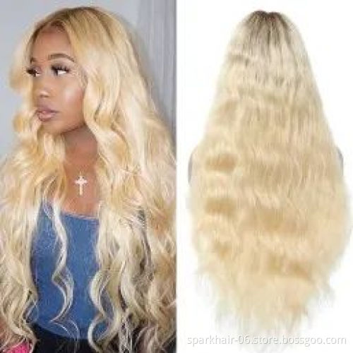 China Lace Wig Vendors Wholesale Cheap Price Good Quality Russian Blonde 613 Human Hair Lace Front Wig